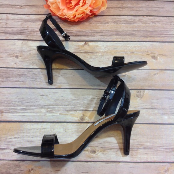 & Other Stories Patent Leather Ankle Strap Heel - Picture 3 of 5